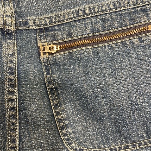 Madewell denim shorts front pocket and rear zipper pockets high waisted size 26 - Picture 8 of 9